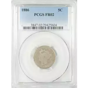 Nickel Five Cent Pieces-Liberty Head 1883-1913