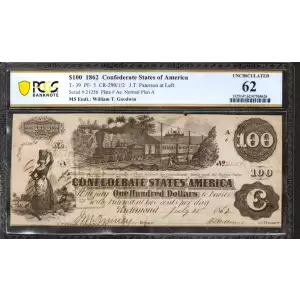 $20   Issues of the Confederate States of America CS-9