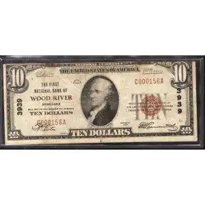 1929 $10 NATIONAL BANKNOTE CURRENCY NEBRASKA