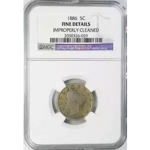 Nickel Five Cent Pieces-Liberty Head 1883-1913