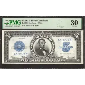 $5 1923 Blue Silver Certificates 282