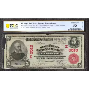 $5  Blue Seal Third Charter Period 587