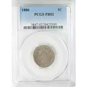 Nickel Five Cent Pieces-Liberty Head 1883-1913