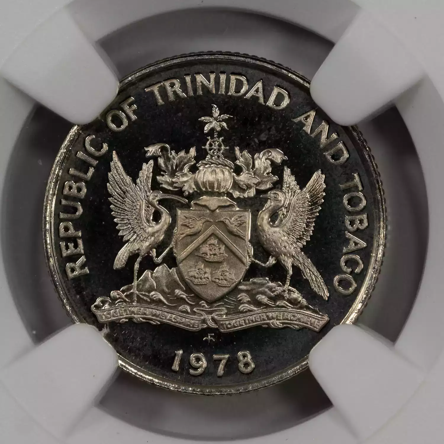 TRINIDAD & TOBAGO Copper-Nickel 10 CENTS (4)