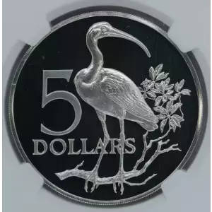 TRINIDAD & TOBAGO Silver 5 DOLLARS