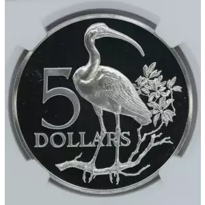 TRINIDAD & TOBAGO Silver 5 DOLLARS