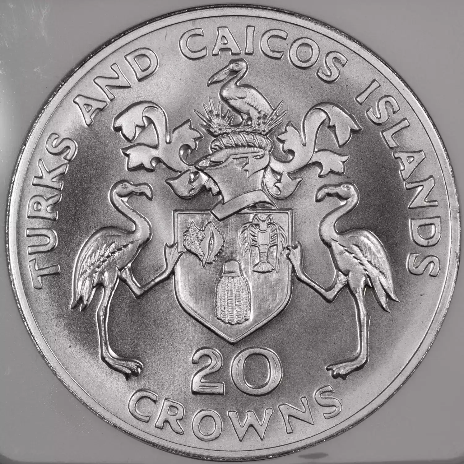 Turks and Caicos Islands Silver 20 CROWNS (3)